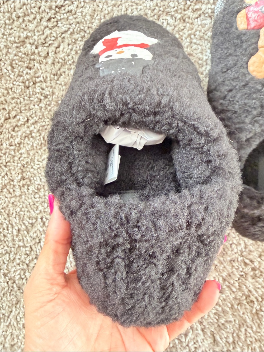 Skims x Cactus Plant Flea Market Sherpa Slippers size 37/7 limited edition NWT - Picture 12 of 13